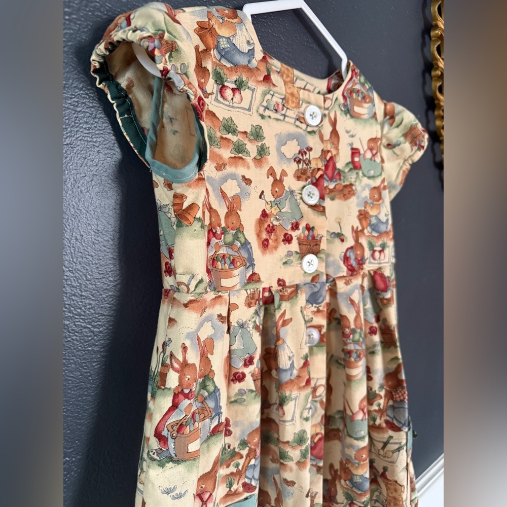 58 - Handmade Cotton Children’s Dress - Picture 3 of 4